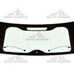 REAR HEATED WINDOW GREEN W/AREIAL SEKURIT